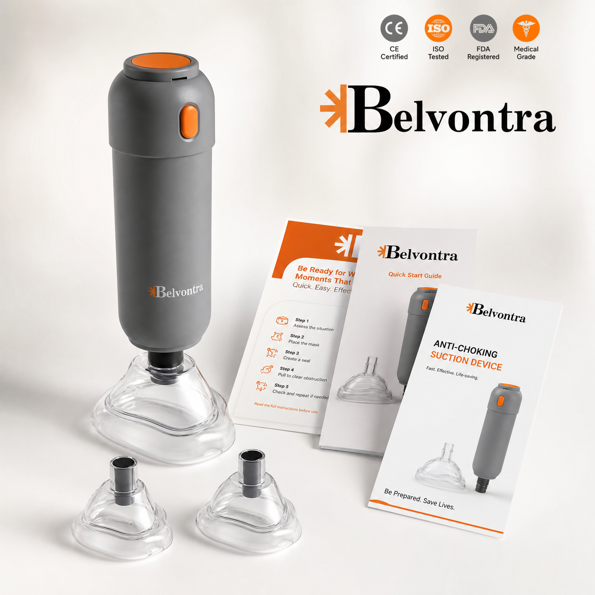 Belvontra™ Anti-choking rescue device